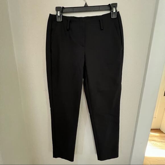 New Theory Black Skinny Ankle Pants Womens size 0 - Picture 1 of 3